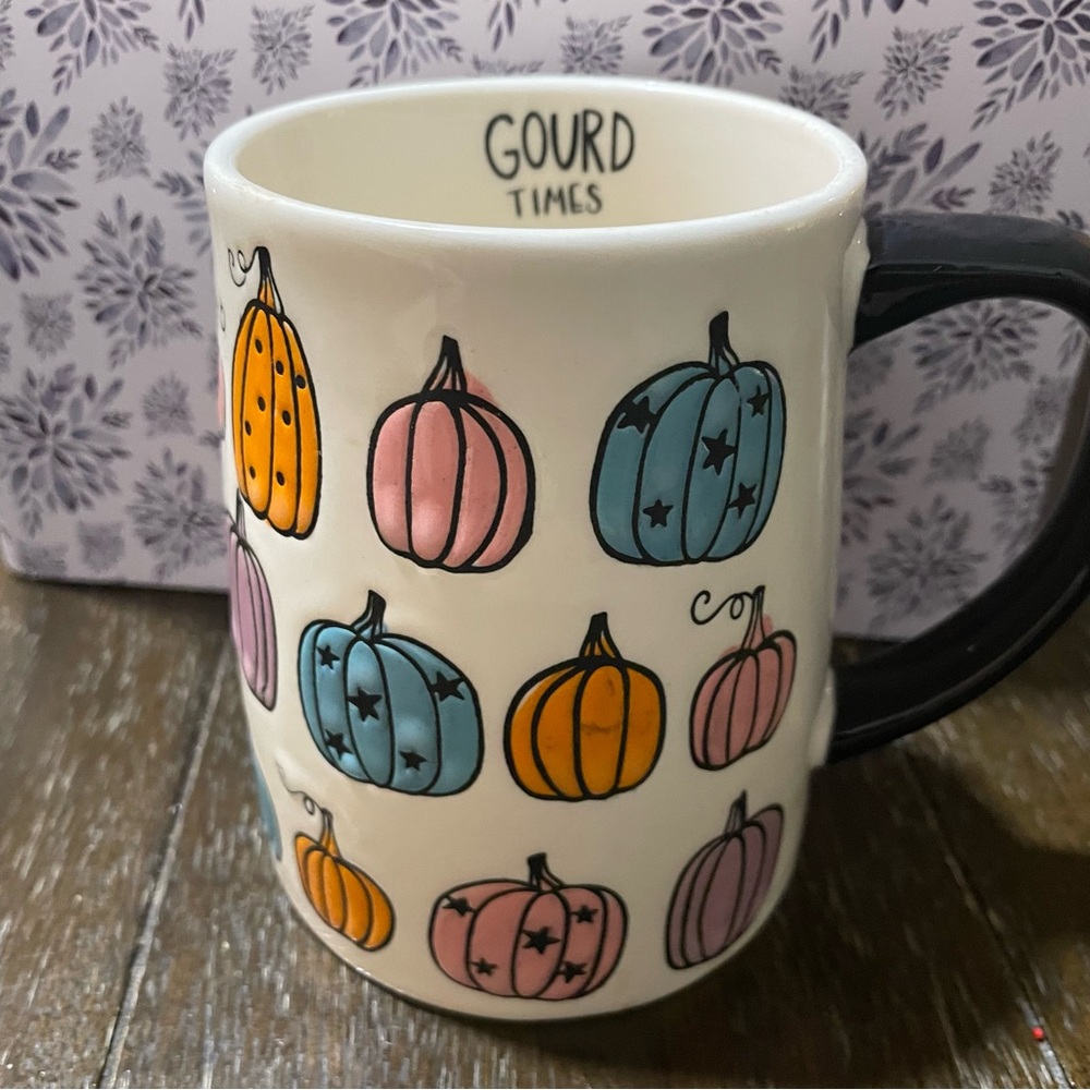 Gourd Times Multicolor Ceramic Mug